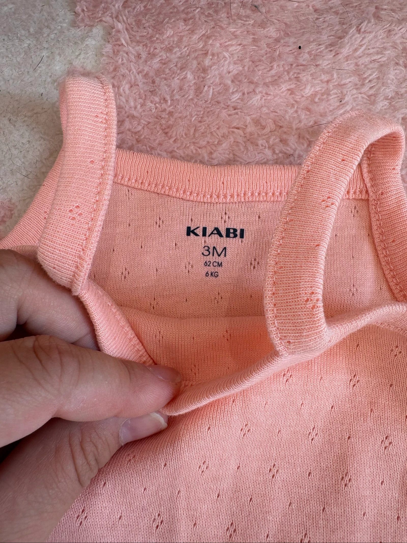 Lote de 3 bodies con tirantes para bebé niña Kiabi 3 meses (62 cm) – photo 5